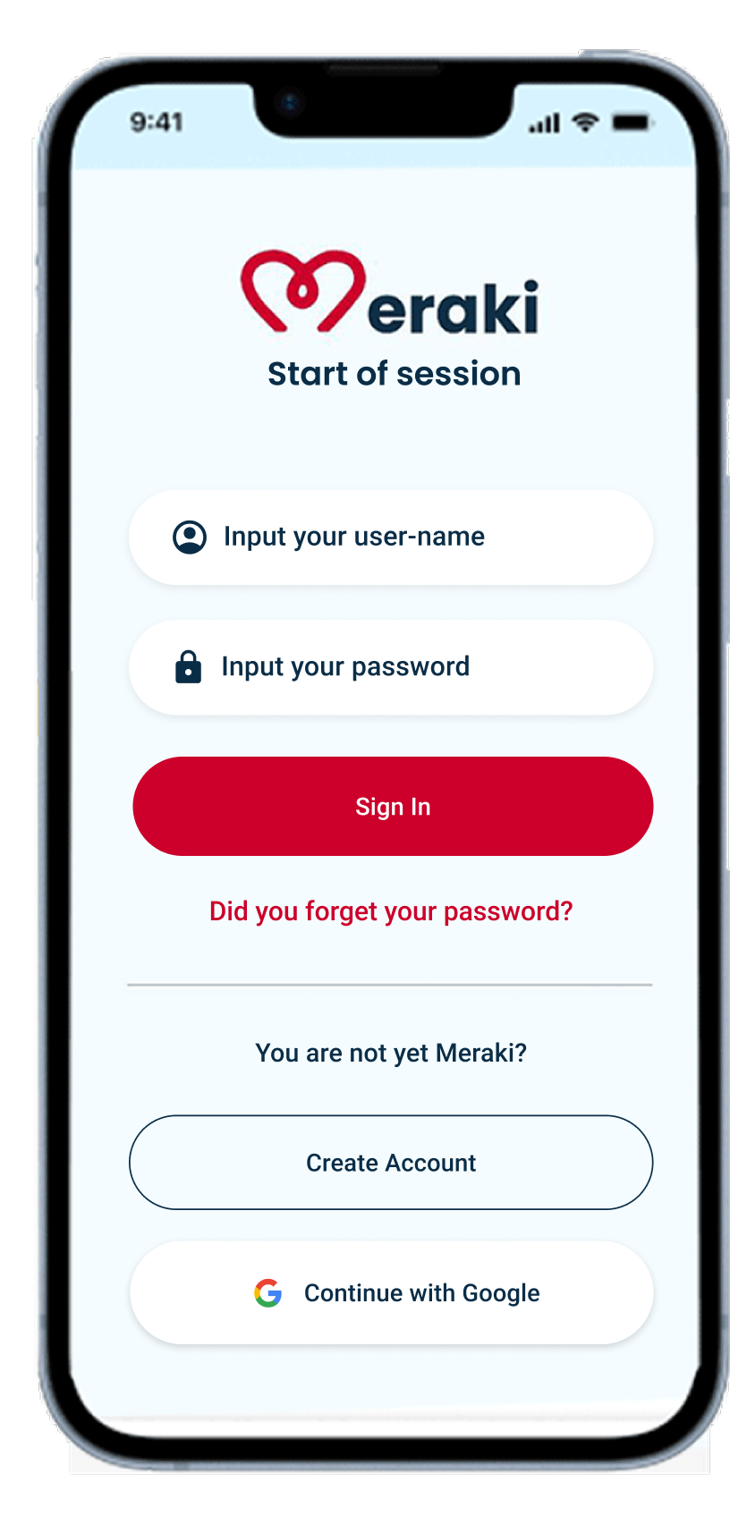 Crea tu perfil en Meraki